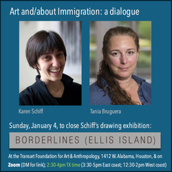 Closing dialogue event for “BORDERLINES (Ellis Island)”